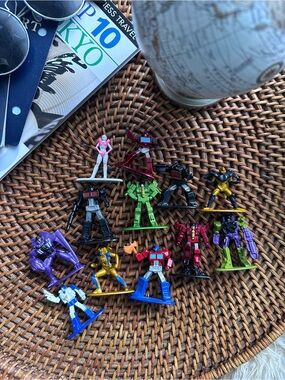 Jada Transformers Nano Metalfigs Diecast Metal 12 Figure Lot